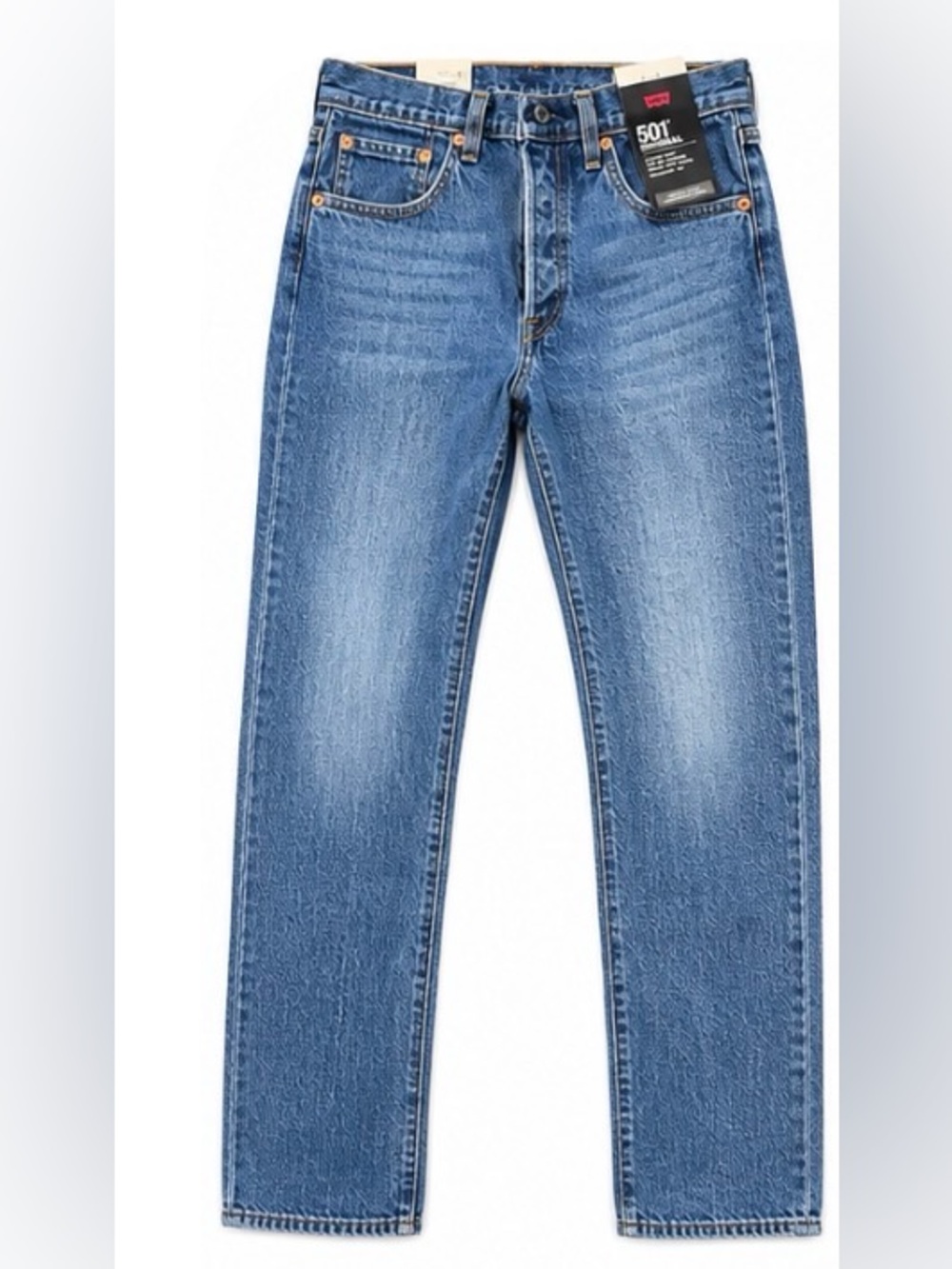 Levi’s 501 Original High Rise Straight Jeans 30x30 NWT Medium Wash Button Fly